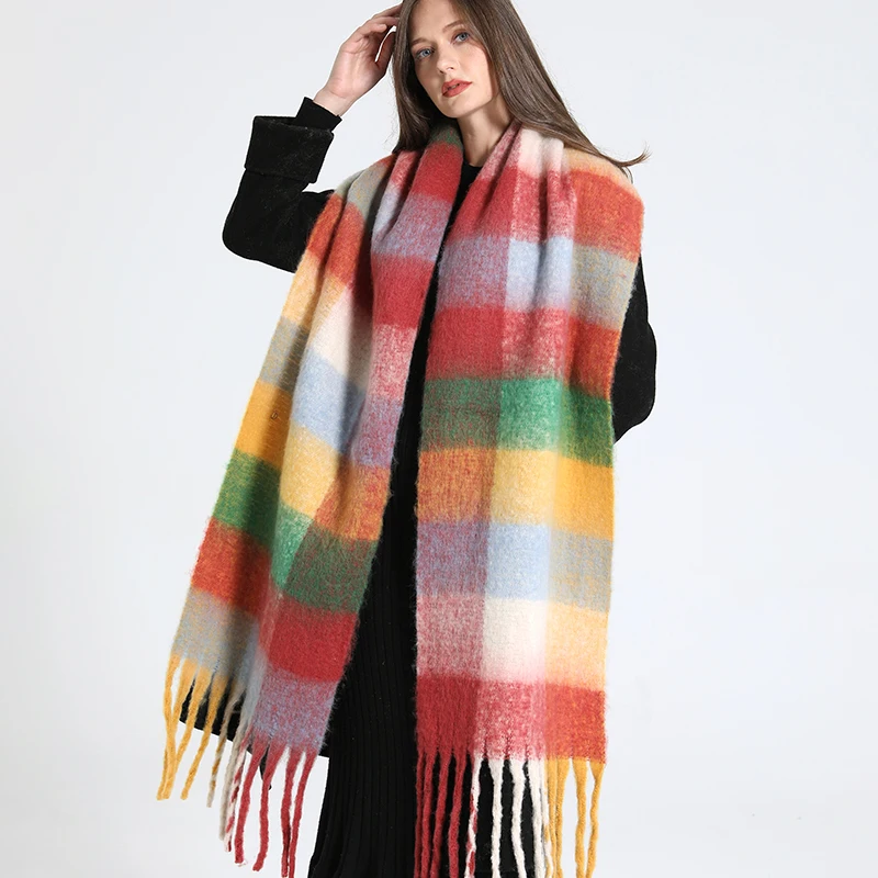 NEW Luxury Cashmere Women Plaid Scarf Winter Warm Shawl and Wrap Bandana Pashmina Long Tassel Female Foulard Thick Blanket 2 Mallzona Seb02165f946c4fa486a4e2b011e7b16ae NEW Luxury Cashmere Women Plaid Scarf Winter Warm Shawl and Wrap Bandana Pashmina Long Tassel Female Foulard Thick Blanket Mallzona