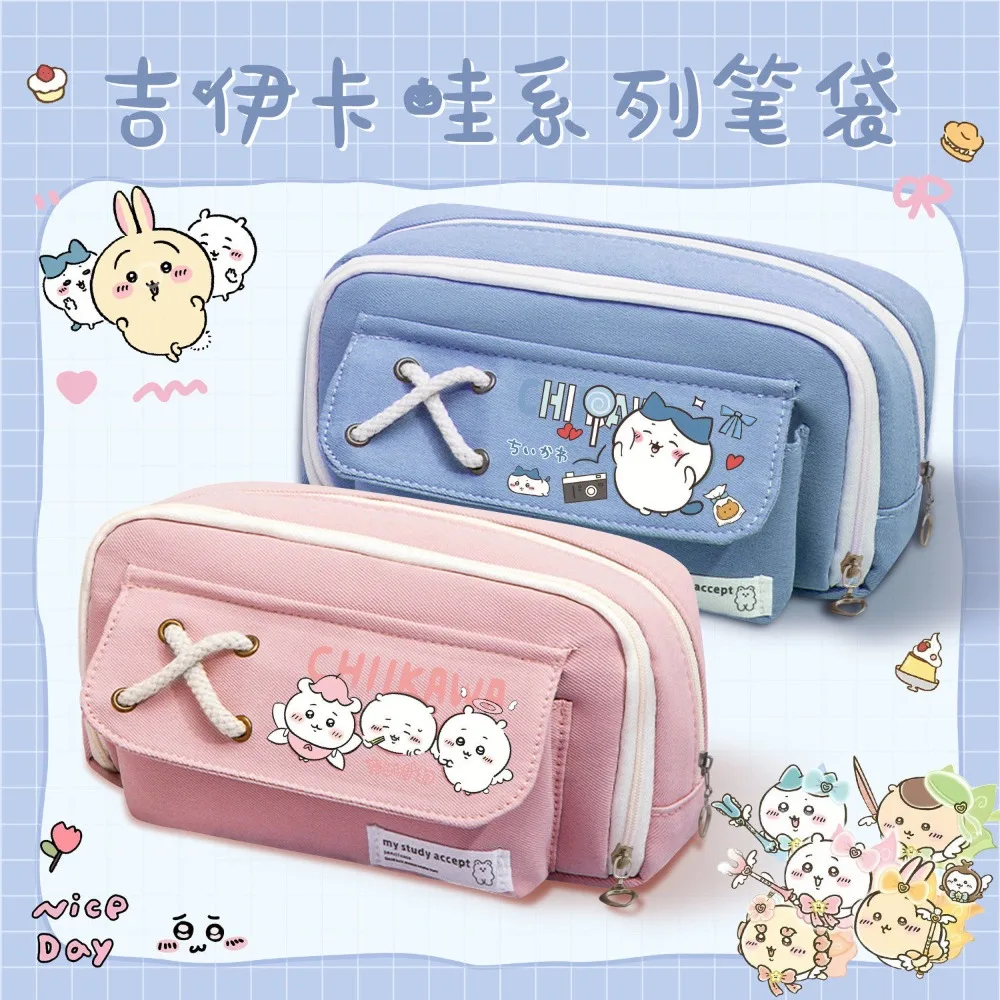 New chiikawa Chiikawa anime cartoon large capacity simple canvas pencil bag storage bag stationery box zipper pencil box gift
New chiikawa Chiikawa anime cartoon large capacity simple canvas pencil bag storage bag stationery box zipper pencil box gift
