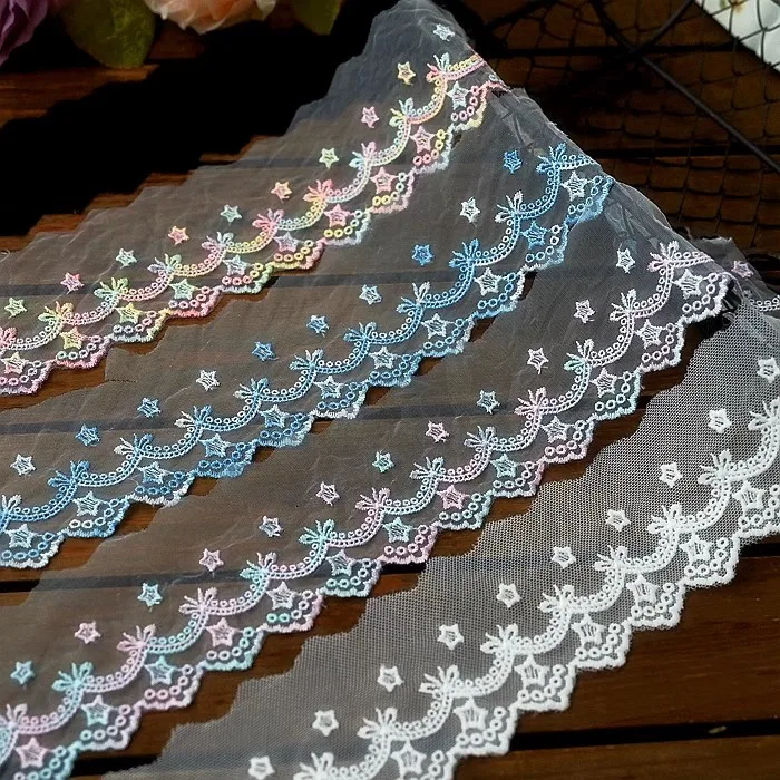3Yard Soft Mesh Embroidery Lace Diy dress skirt sleeve trim lace accessories handmade diy cloth
3Yard Soft Mesh Embroidery Lace Diy dress skirt sleeve trim lace accessories handmade diy cloth