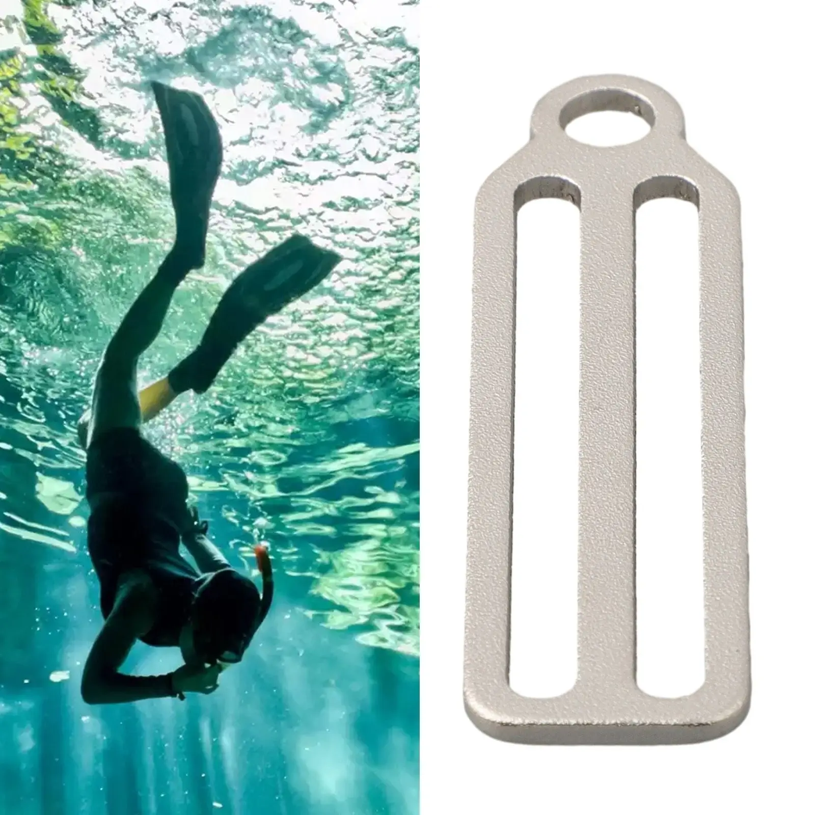 Slide Buckle Buckle 1 Pcs 10g 68*18*2mm Anti-corrosion Lightweight Silver Stainless Steel Outdoor Sports High Quality
Slide Buckle Buckle 1 Pcs 10g 68*18*2mm Anti-corrosion Lightweight Silver Stainless Steel Outdoor Sports High Quality