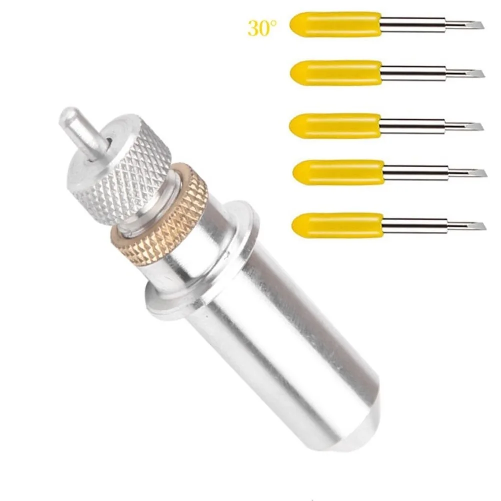 Tungsten Steel Blade Holder + 5pcs 30/45/60 Degree Blades Vinyl Cutter For Roland Carving Cutting Plotter Hand Tools
Tungsten Steel Blade Holder + 5pcs 30/45/60 Degree Blades Vinyl Cutter For Roland Carving Cutting Plotter Hand Tools