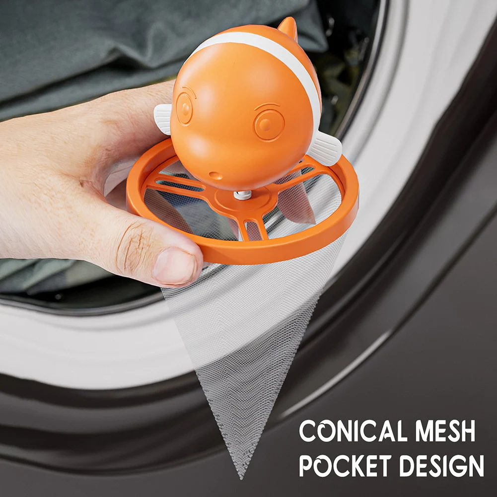 Cartoon Clownfish Washing Machine Hair Filter Bag Multifunctional Washer Filter Bag For Household
Cartoon Clownfish Washing Machine Hair Filter Bag Multifunctional Washer Filter Bag For Household