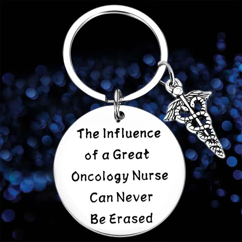 Cute Nurse Gifts Keychain Cancer Care Nursing Gift Key Chain Pendant The Influence of a Great Oncology Nurse Can Never Be Erased
Cute Nurse Gifts Keychain Cancer Care Nursing Gift Key Chain Pendant The Influence of a Great Oncology Nurse Can Never Be Erased