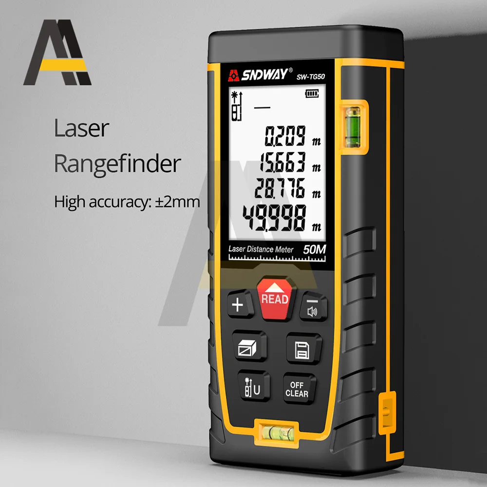 

Laser Distance Meter 50M 70M 100M 120M Digital Measuring Device Tools Electronic Tape Laser Rangefinder Laser Range Finder