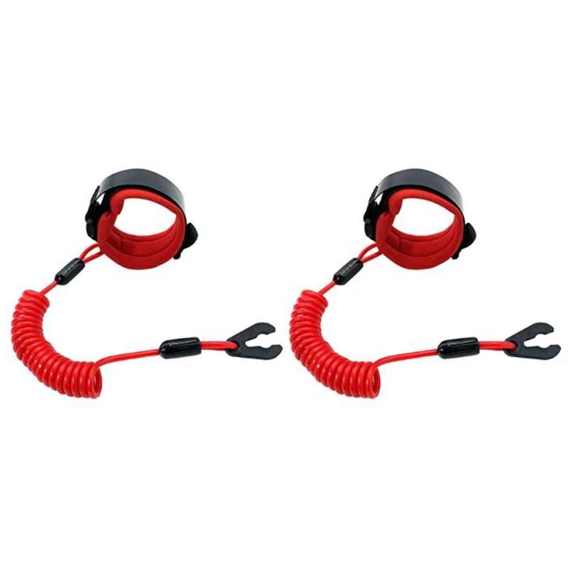 Universal Safety Boat Motor Lanyards 2Pcs Stop Safety Lanyards Cord Belt Boat Engine Emergency Tether Cord F19A
Universal Safety Boat Motor Lanyards 2Pcs Stop Safety Lanyards Cord Belt Boat Engine Emergency Tether Cord F19A