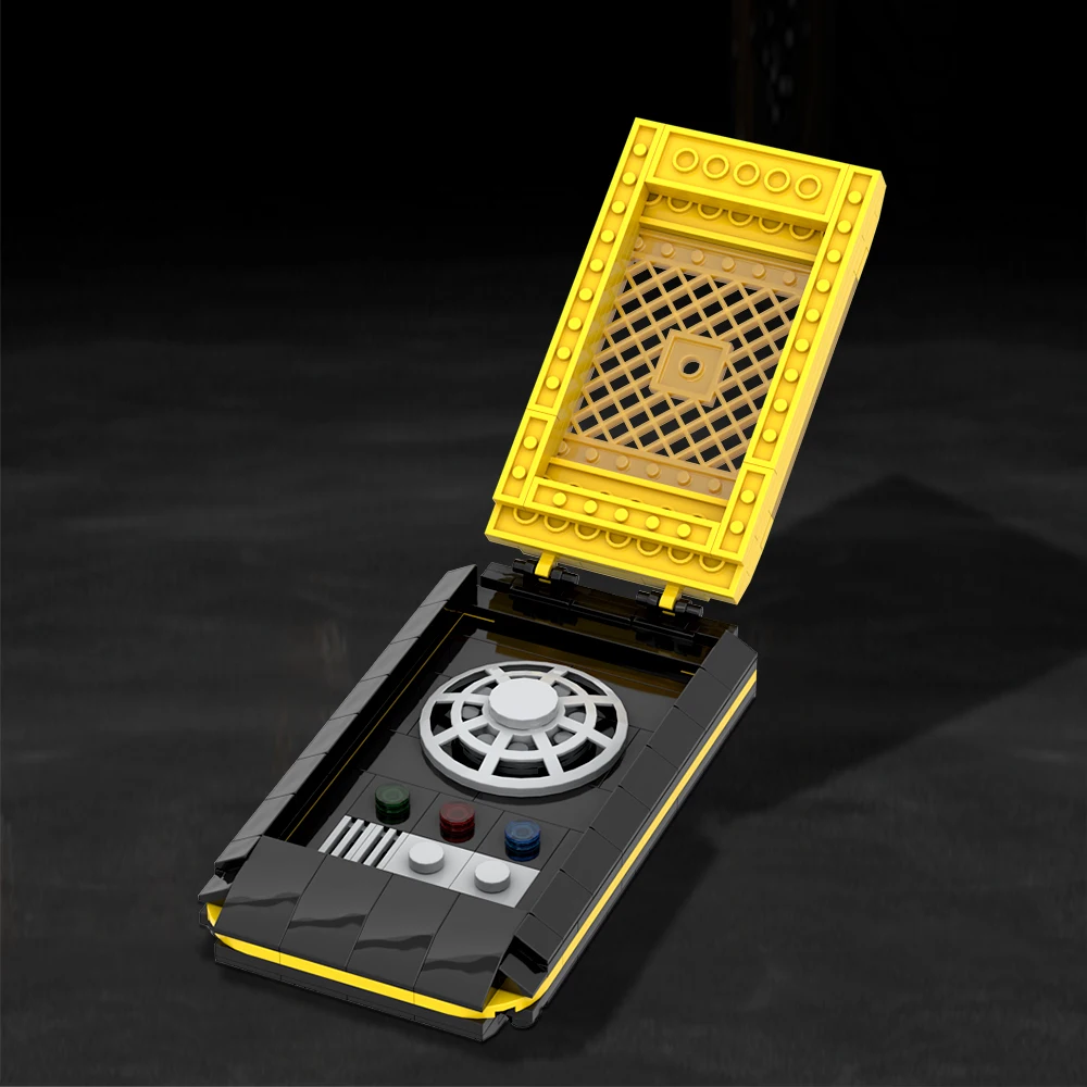 Gobrick MOC космическая серия Treks, модель коммуникатора TOS, строительные блоки, классическое высокотехнологичное оборудование для связи, кирпичи, детская игрушка
Gobrick MOC космическая серия Treks, модель коммуникатора TOS, строительные блоки, классическое высокотехнологичное оборудование для связи, кирпичи, детская игрушка