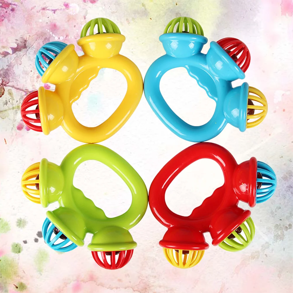 4pcs Childlren Handbells Baby Comfort Toy Educational Instrument Musical Toys for Baby Infant (Random Color)
4pcs Childlren Handbells Baby Comfort Toy Educational Instrument Musical Toys for Baby Infant (Random Color)