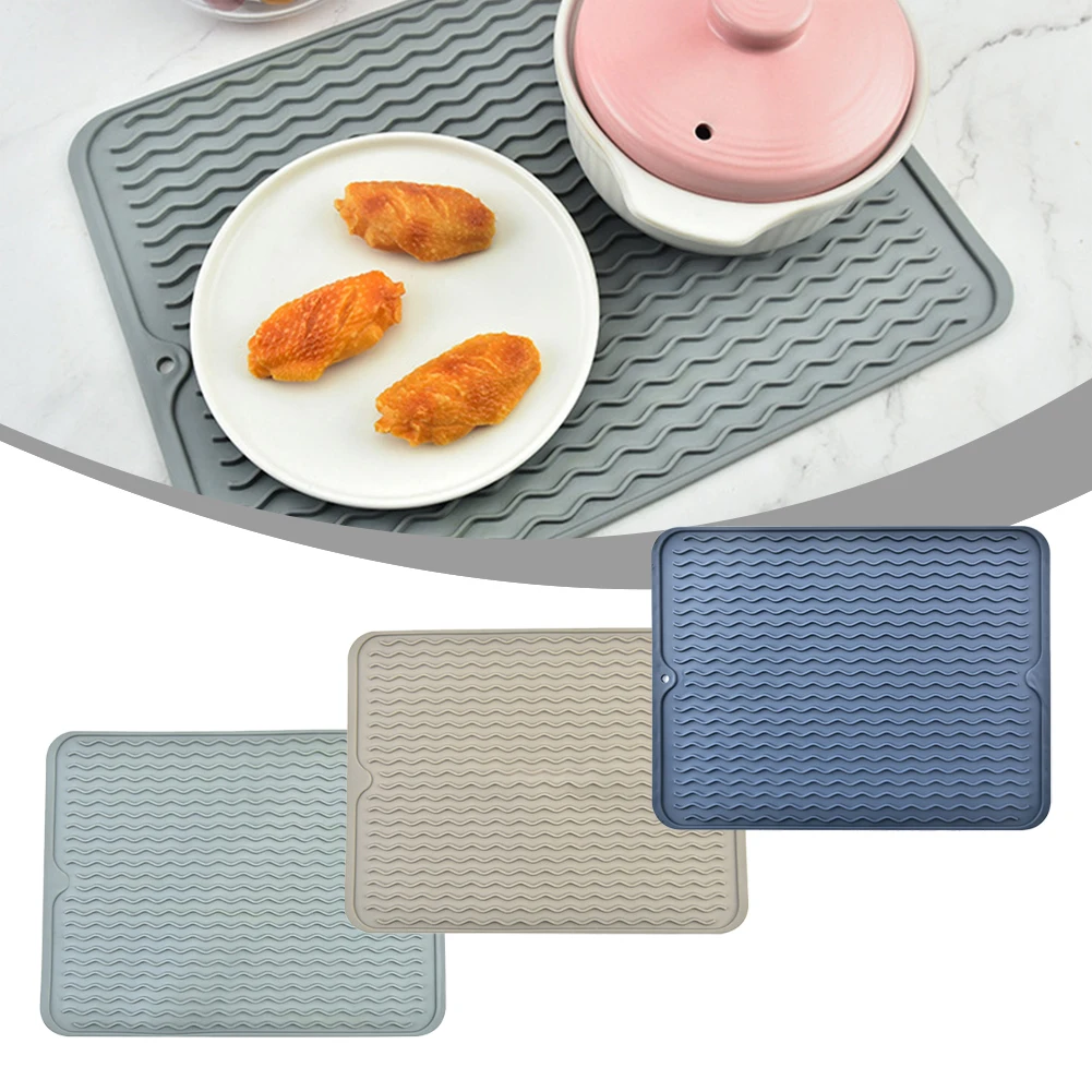 Silicone Dish Drying Mat 40 X 30 Cm Foldable Non-Slip Washing Mat Heat Resistant Rubber Drain Mat Insulated Placemat Kitchen
Silicone Dish Drying Mat 40 X 30 Cm Foldable Non-Slip Washing Mat Heat Resistant Rubber Drain Mat Insulated Placemat Kitchen