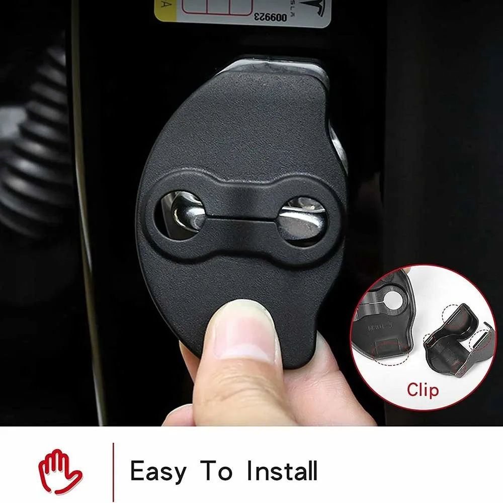 6 Pcs Door Lock Protective Shell Door Lock Cover Model 3 Model Y (Matte Black) Essential New And High Quality
6 Pcs Door Lock Protective Shell Door Lock Cover Model 3 Model Y (Matte Black) Essential New And High Quality