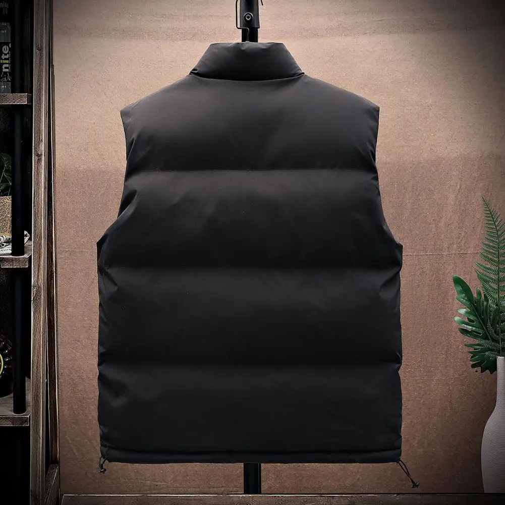Down Cottong Vest Coat Streetwear Men's Padded Vest Jacket Solid Color Stand Collar Zipper Placket Side Pockets Autumn Winter
Down Cottong Vest Coat Streetwear Men's Padded Vest Jacket Solid Color Stand Collar Zipper Placket Side Pockets Autumn Winter