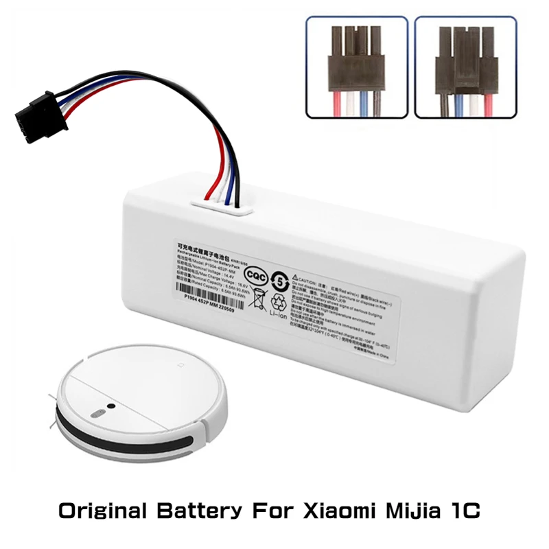 Original for Xiaomi Robot Battery 1C P1904-4S1P-MM Mijia Mi Vacuum Cleaner Sweeping Mopping Robot Replacement Battery G1
Original for Xiaomi Robot Battery 1C P1904-4S1P-MM Mijia Mi Vacuum Cleaner Sweeping Mopping Robot Replacement Battery G1