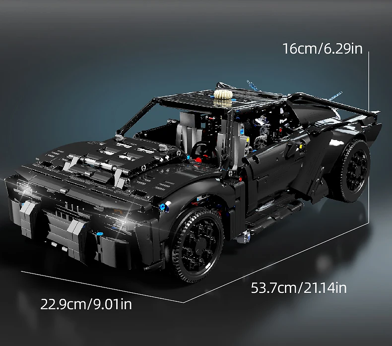 1828PCS Bat Car Building Blocks Technology Supercar Car Model Bricks Set With Light Kids DIY Educational Toys Desktop Deco Gifts 1828PCS Bat Car Building Blocks Technology Supercar Car Model Bricks Set With Light Kids DIY Educational Toys Desktop Deco Gifts