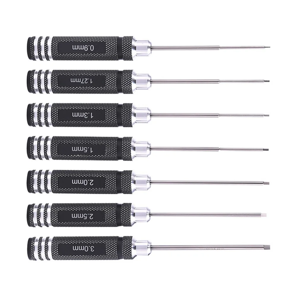1pcs HSS Hexagon Wrench Screwdrivers Tools 0.9/1.27/1.3/1.5/2.0/2.5/3.0mm For RC Model Screw Driver Hand Repair Tool
1pcs HSS Hexagon Wrench Screwdrivers Tools 0.9/1.27/1.3/1.5/2.0/2.5/3.0mm For RC Model Screw Driver Hand Repair Tool