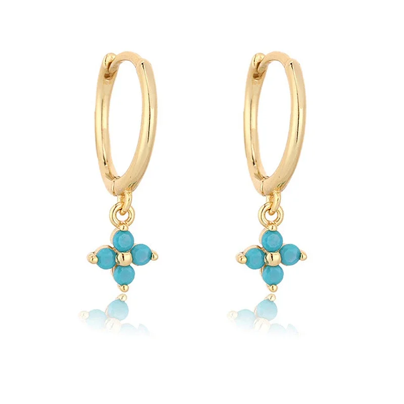 Fashion Geometric Flower Zircon Hoop Earrings Elegant Exquisite French Earrings Women's Jewelry Party Gifts Wholesale
Fashion Geometric Flower Zircon Hoop Earrings Elegant Exquisite French Earrings Women's Jewelry Party Gifts Wholesale