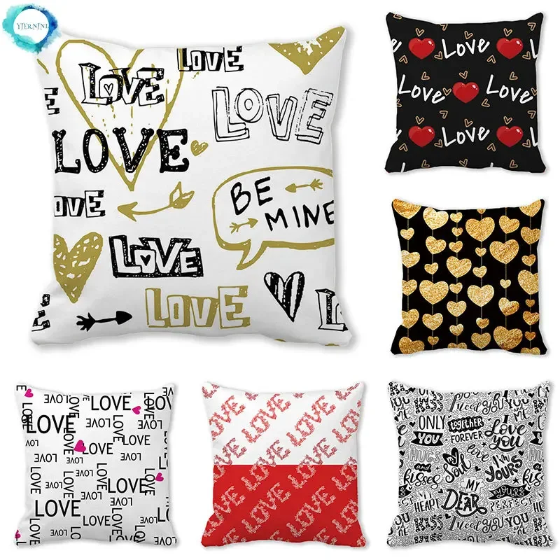 Heart Print Pillowcase Home Decor Seat Living Room Sofa Pillow Case Valentines Day Love Cushion Cover
Heart Print Pillowcase Home Decor Seat Living Room Sofa Pillow Case Valentines Day Love Cushion Cover