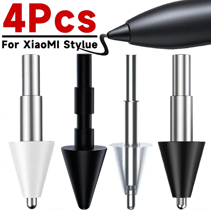 

Replacement Pencil Tips for Xiaomi Stylus Pen Metal Wear-resistance Fine Smart Pen Nibs for Xiaomi Mi Pad 5 Pro Spare Nib Tips