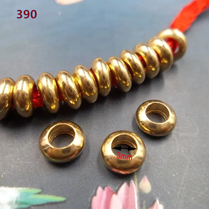 100pcs/Lot Pure Copper Large Hole Spacer Beads Handicrafts Handmade Crafts Gifts Jewelry Design DIY Accessories Brass Color
100pcs/Lot Pure Copper Large Hole Spacer Beads Handicrafts Handmade Crafts Gifts Jewelry Design DIY Accessories Brass Color