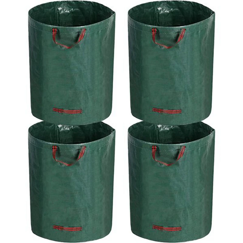 4 Pack Garden Sack 272 L Garden Waste Sack Self-Standing With 4 Handles,Reusable Leaf Sack
4 Pack Garden Sack 272 L Garden Waste Sack Self-Standing With 4 Handles,Reusable Leaf Sack