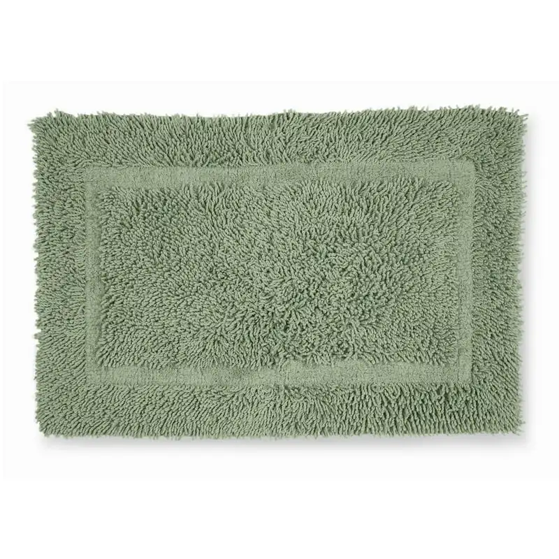 

Mats - 100% Ring Spun Cotton - Green bathroom rugs - Ultra Soft & Extra Absorbent Non Slip Bath Rug - Quick Dry Bath Mats For Ba