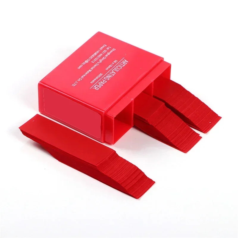 300 Sheet/Box Dental Articulating Paper Strips Red/Blue Dental Lab Instrument Teeth Whitening as Dentist Tools 55*18mm
300 Sheet/Box Dental Articulating Paper Strips Red/Blue Dental Lab Instrument Teeth Whitening as Dentist Tools 55*18mm