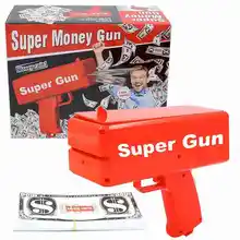 

Money Gun Spit Banknotes Red Fashion Toy Gift Party Toys Game Cash Cannon Funny Pisto Shot Decompression Fidget Toys for Child