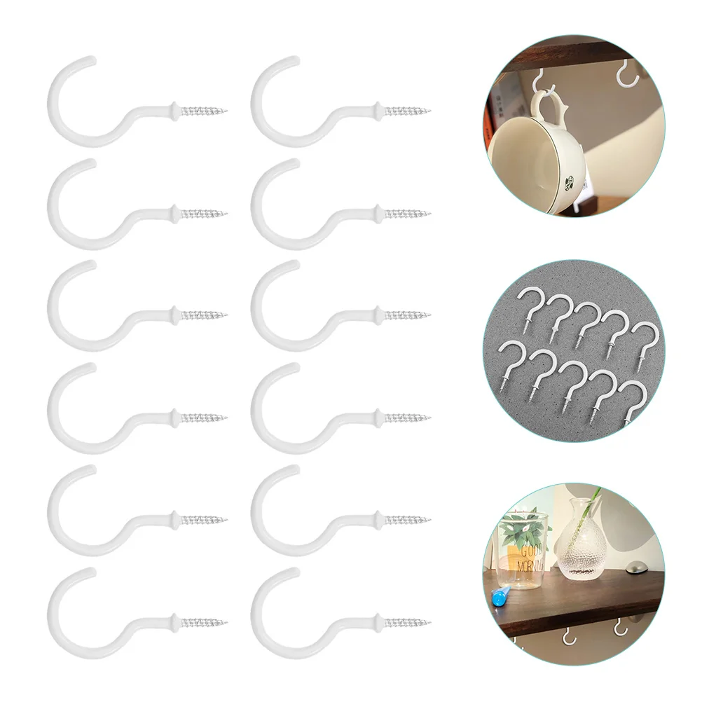 12pcs Ceiling Hook 1-1/4 Inch Ceiling Hooks For Hanging Plant Screw In Hook
12pcs Ceiling Hook 1-1/4 Inch Ceiling Hooks For Hanging Plant Screw In Hook