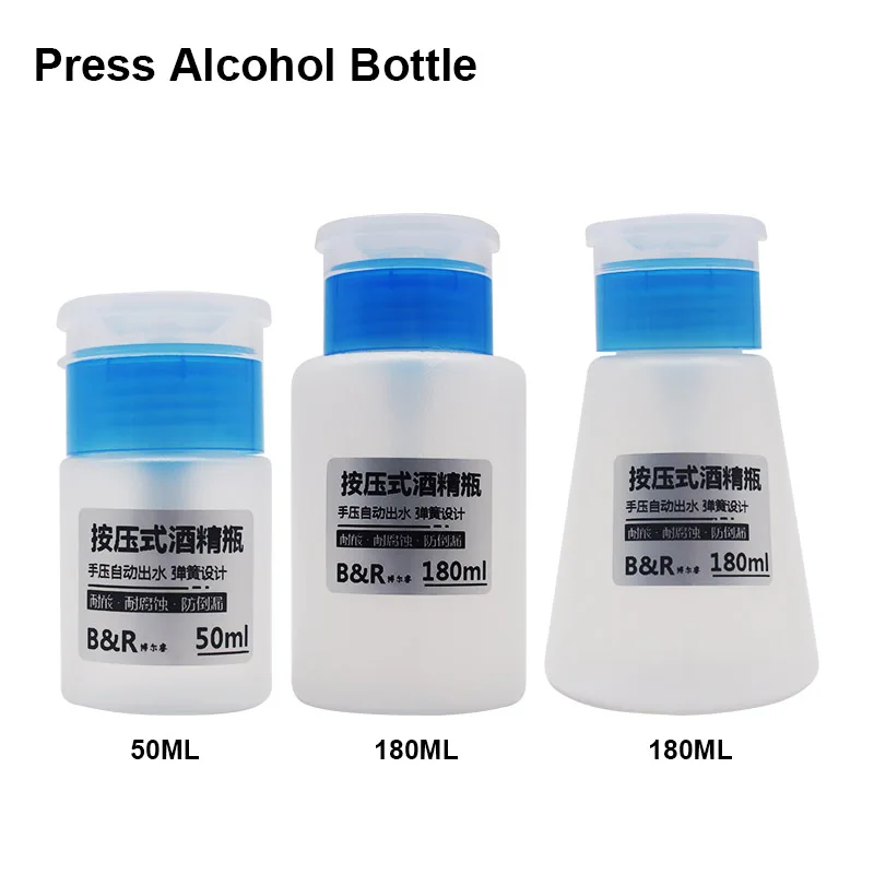 B&R Plastic Alcohol Bottle With Leak-proof Bottle Cap Solution Dispenser 50ML 180ML Liquid Container For PCB Motherboard Clean
B&R Plastic Alcohol Bottle With Leak-proof Bottle Cap Solution Dispenser 50ML 180ML Liquid Container For PCB Motherboard Clean