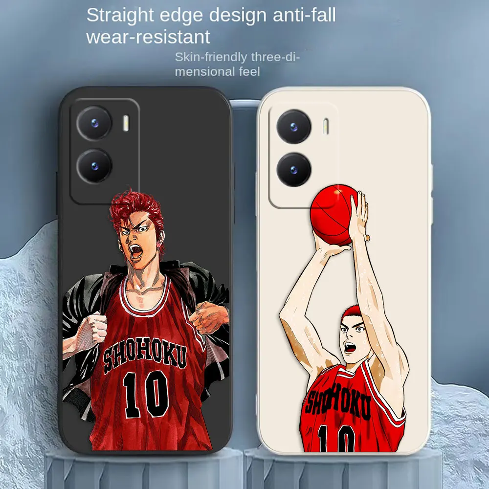 

Slam Dunk Shohoku Phone Case For VIVO Y55S Y30 Y31 Y33S Y55 Y35 Y51S Y52S Y53S Y66 Y71T Y73S Y77 5G Y83 Y85 Y93 Z3 Z6 Case Funda