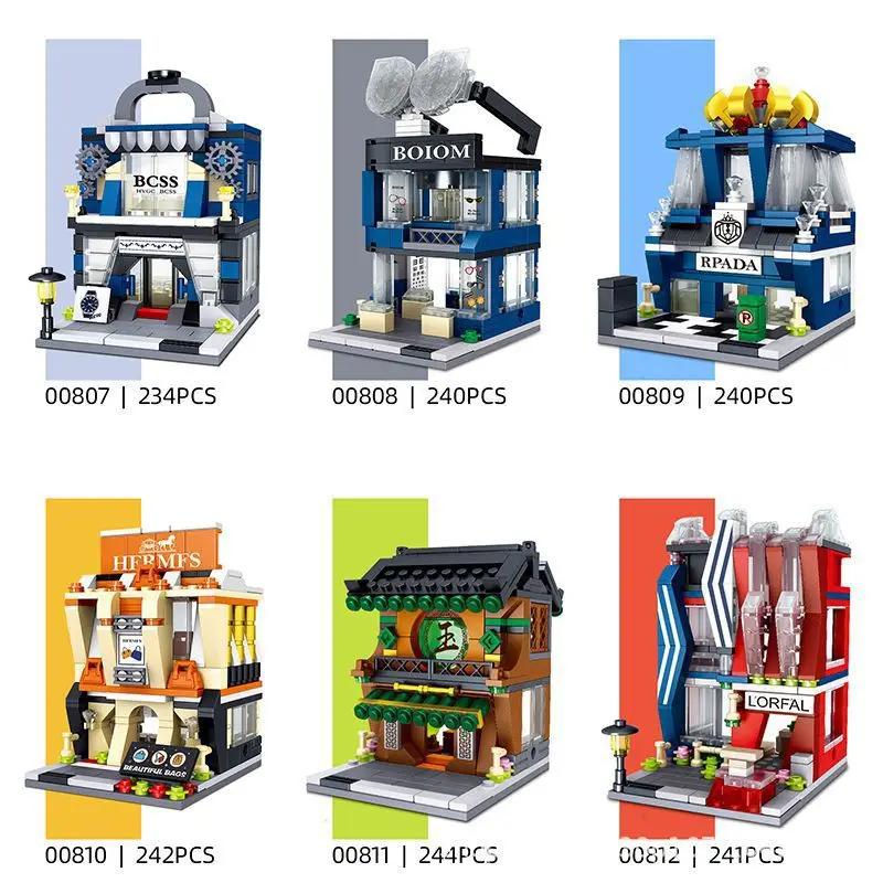 Zhegao mini00807-00812 детская модель из нескольких частиц, собранные строительные блоки, украшение для улицы, игрушки, праздничный подарок
Zhegao mini00807-00812 детская модель из нескольких частиц, собранные строительные блоки, украшение для улицы, игрушки, праздничный подарок