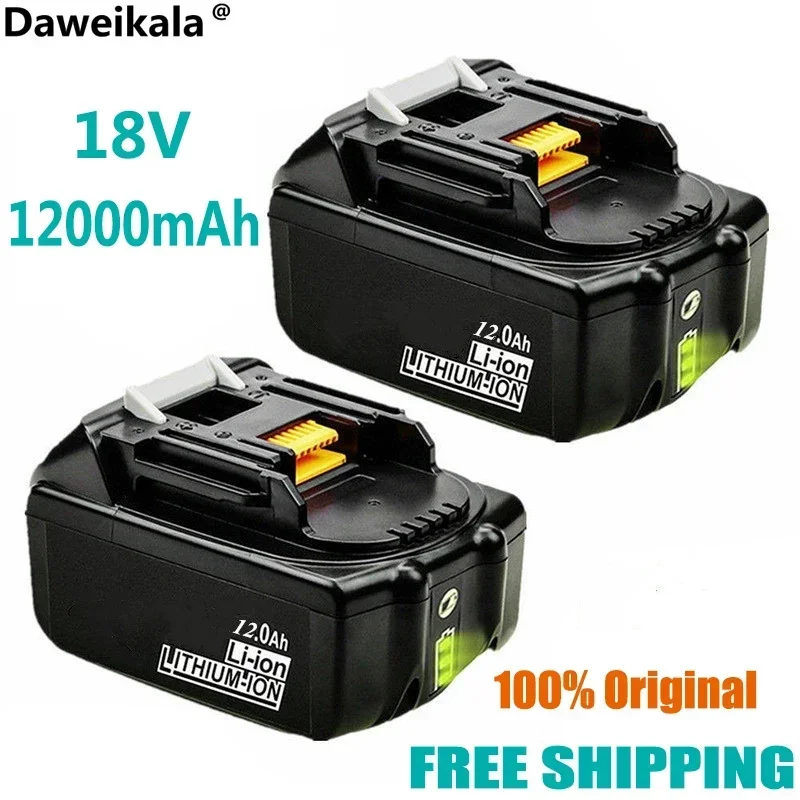 100% Original for Makita 18V 12000mAh Rechargeable Power Tools Battery with LED Li-ion Replacement LXT BL1860B BL1860 BL1850
100% Original for Makita 18V 12000mAh Rechargeable Power Tools Battery with LED Li-ion Replacement LXT BL1860B BL1860 BL1850