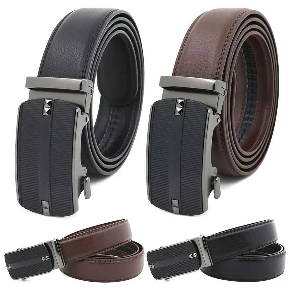 Men Adjustable Luxury Famous Designer Vintage Automatic Buckle Waistband Pants Bands Genuine Leather Belt Ratchet Belts
Men Adjustable Luxury Famous Designer Vintage Automatic Buckle Waistband Pants Bands Genuine Leather Belt Ratchet Belts