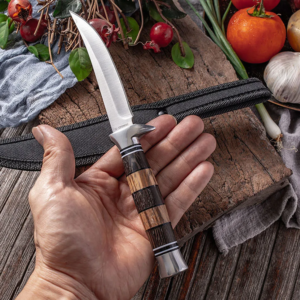 Boning Knife Damascus Blade Fishing Hunting Knife Stainless Steel Butcher Knife Handmade Kitchen Knives or Outdoor Cooking Tools
Boning Knife Damascus Blade Fishing Hunting Knife Stainless Steel Butcher Knife Handmade Kitchen Knives or Outdoor Cooking Tools