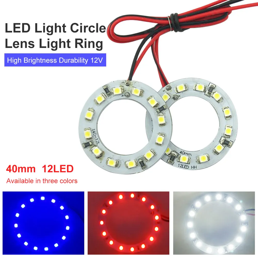 Car LED Headlight Angel Eyes Bulb Halo Ring Lamp Car Daytime Running Light Super Bright Ambient Light Auto Decorative Lights
Car LED Headlight Angel Eyes Bulb Halo Ring Lamp Car Daytime Running Light Super Bright Ambient Light Auto Decorative Lights