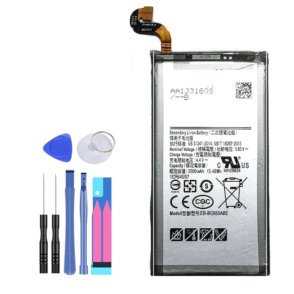 EB-BG955ABE 3500mAh Battery For Samsung Galaxy S8 Plus S8Plus S8+ G9550 G955 G955F/A G955T G955S G955P + Tools
EB-BG955ABE 3500mAh Battery For Samsung Galaxy S8 Plus S8Plus S8+ G9550 G955 G955F/A G955T G955S G955P + Tools