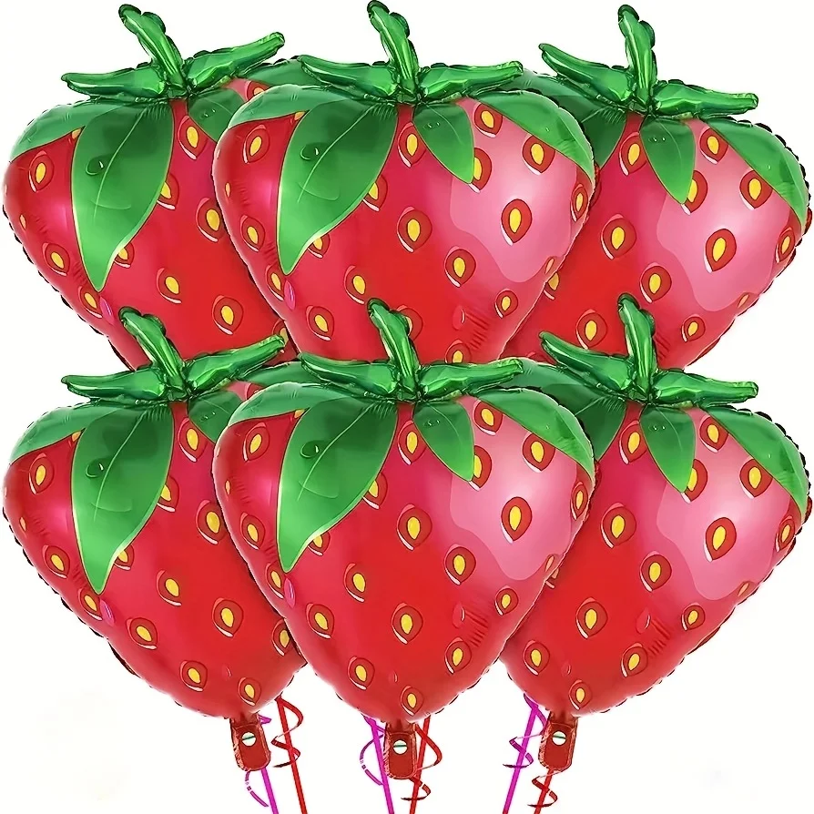 6pcs Sweet Strawberry Balloon Summer Birthday Party decor baby shower wedding Decoration balloon Kids Adult birthday party decor
6pcs Sweet Strawberry Balloon Summer Birthday Party decor baby shower wedding Decoration balloon Kids Adult birthday party decor