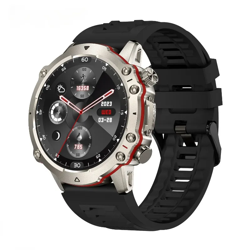 

2024 New Falcon Ultra Smart Watch Men AMOLED Bluetooth Call Waterproof Rugged Smartwatch 100+ Sports Modes Fitness Watches