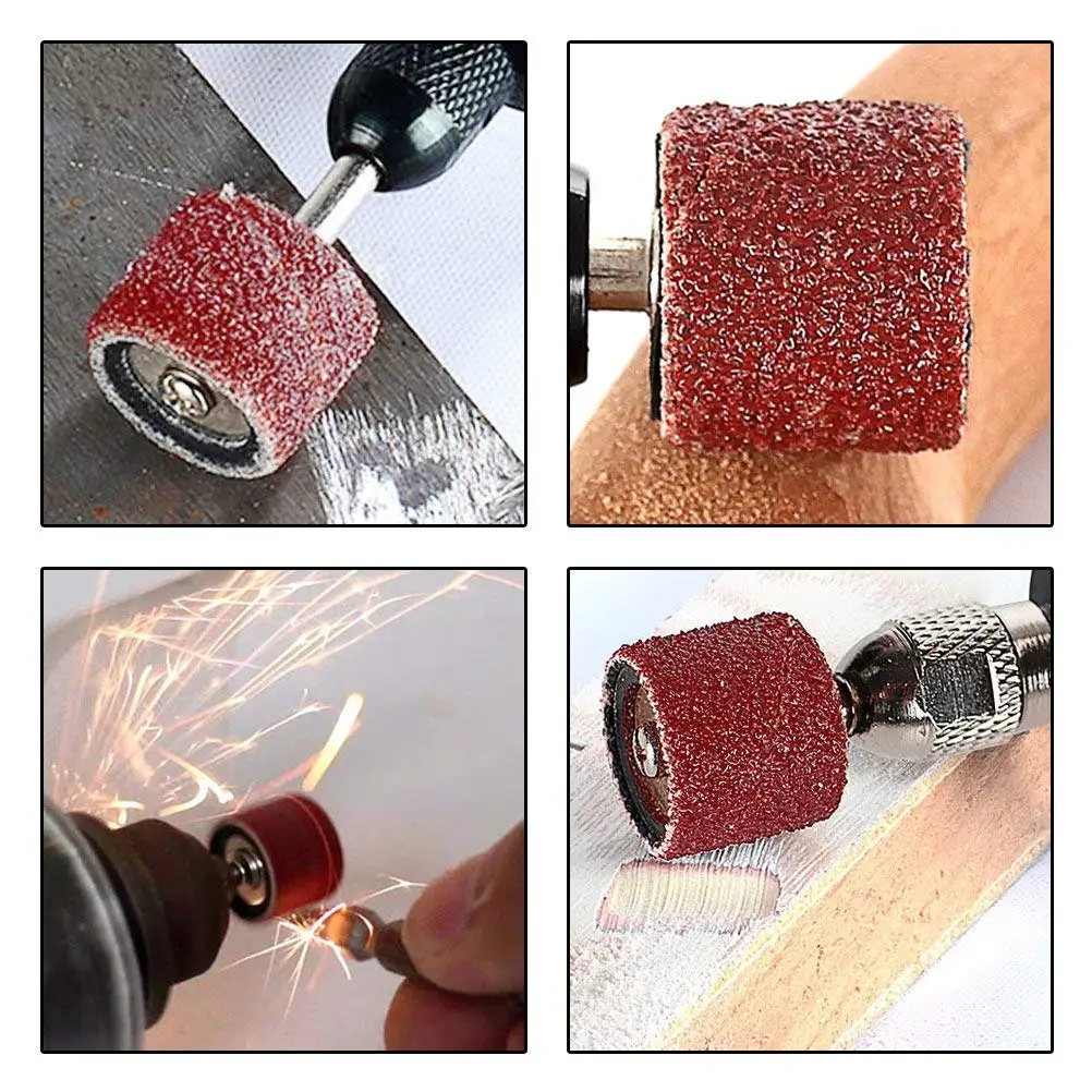 Electric Mill Sanding Drum Set 51pcs 120 Grit Rotary Tool Kit with Mandrels Ideal for Nuclear Carving and Metalworking
Electric Mill Sanding Drum Set 51pcs 120 Grit Rotary Tool Kit with Mandrels Ideal for Nuclear Carving and Metalworking