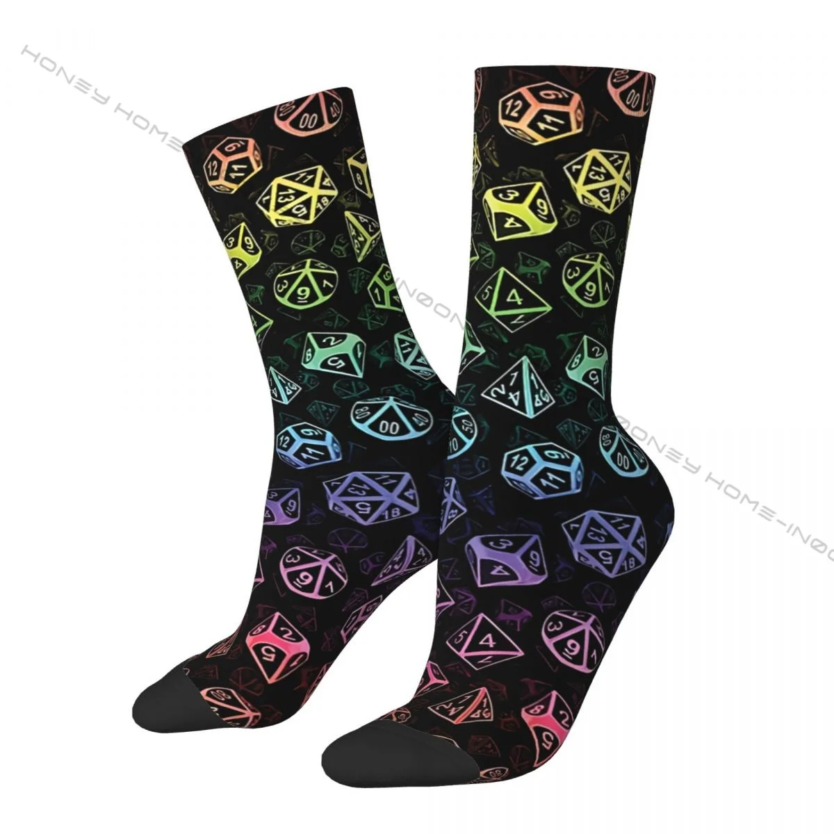 Hip Hop Vintage D20 Dice Set Pattern Crazy Men's Socks Dnd Game Unisex Street Style Pattern Printed Funny Happy Crew Sock Boys
Hip Hop Vintage D20 Dice Set Pattern Crazy Men's Socks Dnd Game Unisex Street Style Pattern Printed Funny Happy Crew Sock Boys