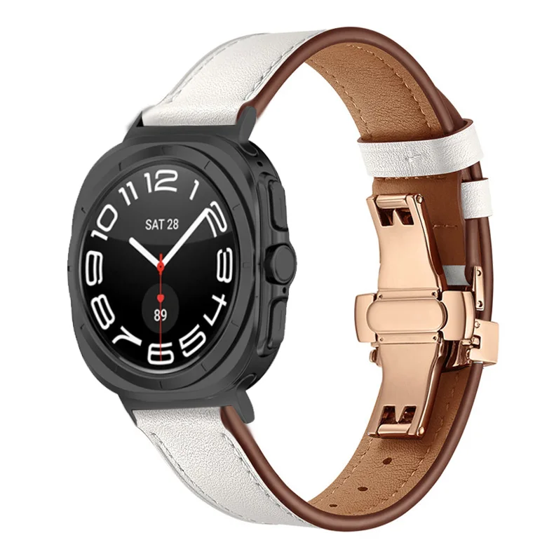 Leather Band For Samsung Galaxy Watch 7 ultra 47mm Accessories belt correa bracelet for Samsung Galaxy Watch ultra strap 47 mm Leather Band For Samsung Galaxy Watch 7 ultra 47mm Accessories belt correa bracelet for Samsung Galaxy Watch ultra strap 47 mm