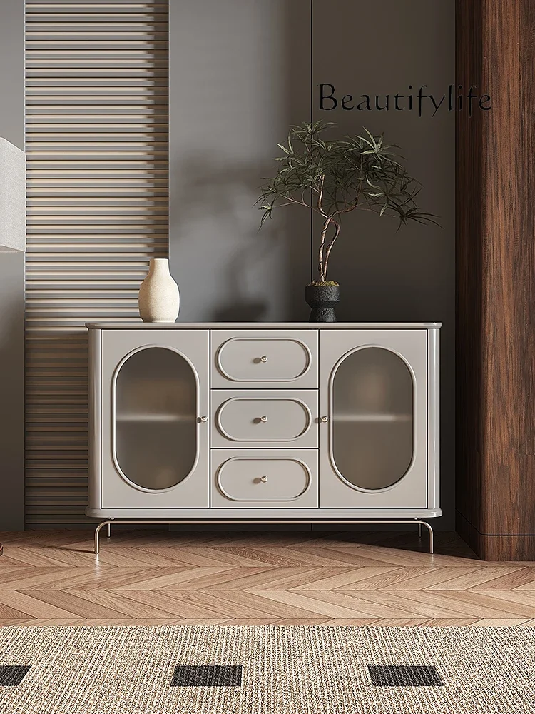 French Style Chinese Style Sideboard Cabinet Household Small Apartment Modern Minimalist Entrance Cabinet Solid Wood Tea Cabinet
French Style Chinese Style Sideboard Cabinet Household Small Apartment Modern Minimalist Entrance Cabinet Solid Wood Tea Cabinet