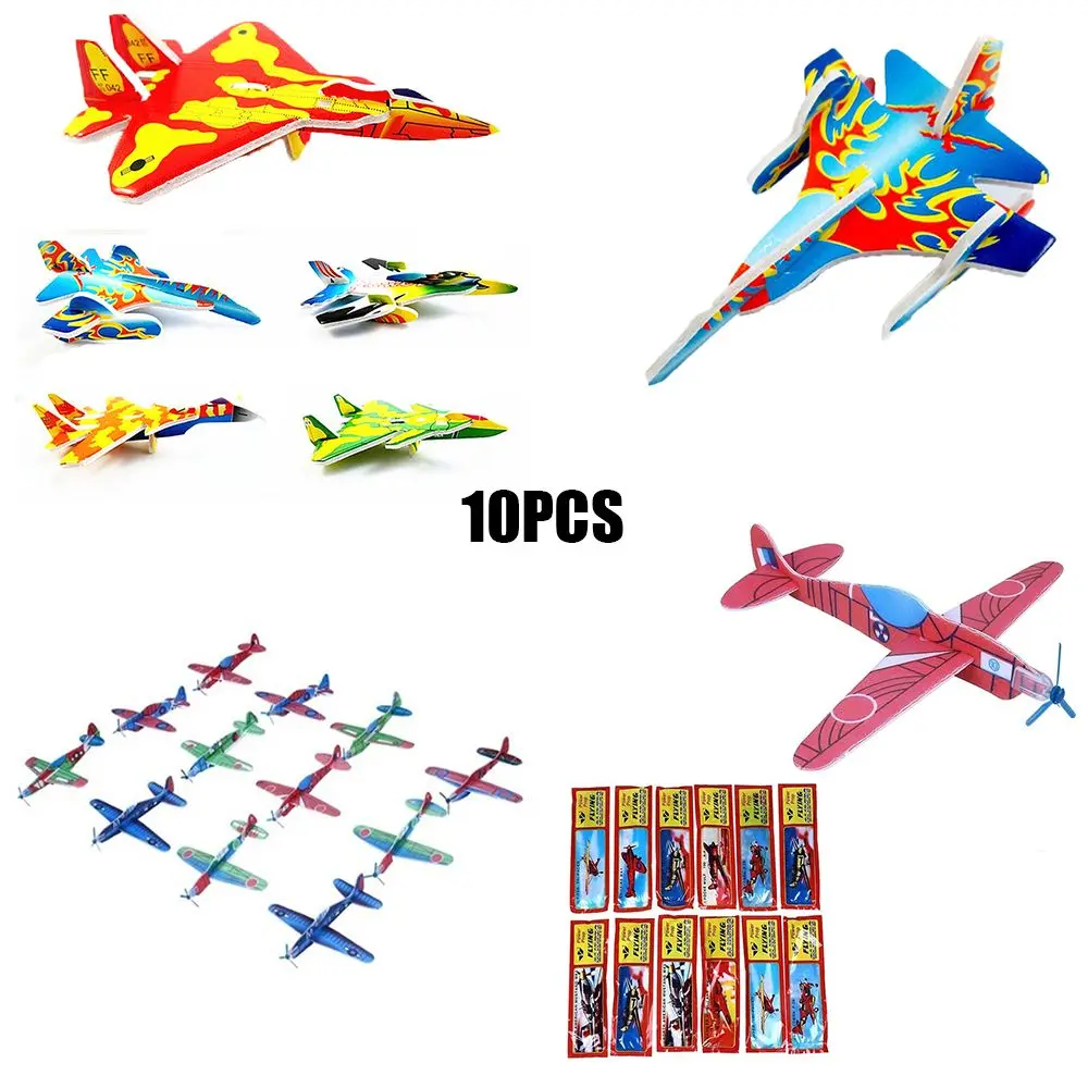 10pcs Color Randomly 3D DIY foam Assembly Airplane Model Flying Gider Planes Aeroplane toy Aircraft Fighter
10pcs Color Randomly 3D DIY foam Assembly Airplane Model Flying Gider Planes Aeroplane toy Aircraft Fighter
