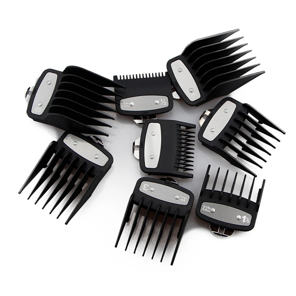 For Wahl Hair Clipper Guide Comb Cutting Limit Combs 8Pcs Set Standard Guards Attach Parts Electric Clippers Accessories
For Wahl Hair Clipper Guide Comb Cutting Limit Combs 8Pcs Set Standard Guards Attach Parts Electric Clippers Accessories