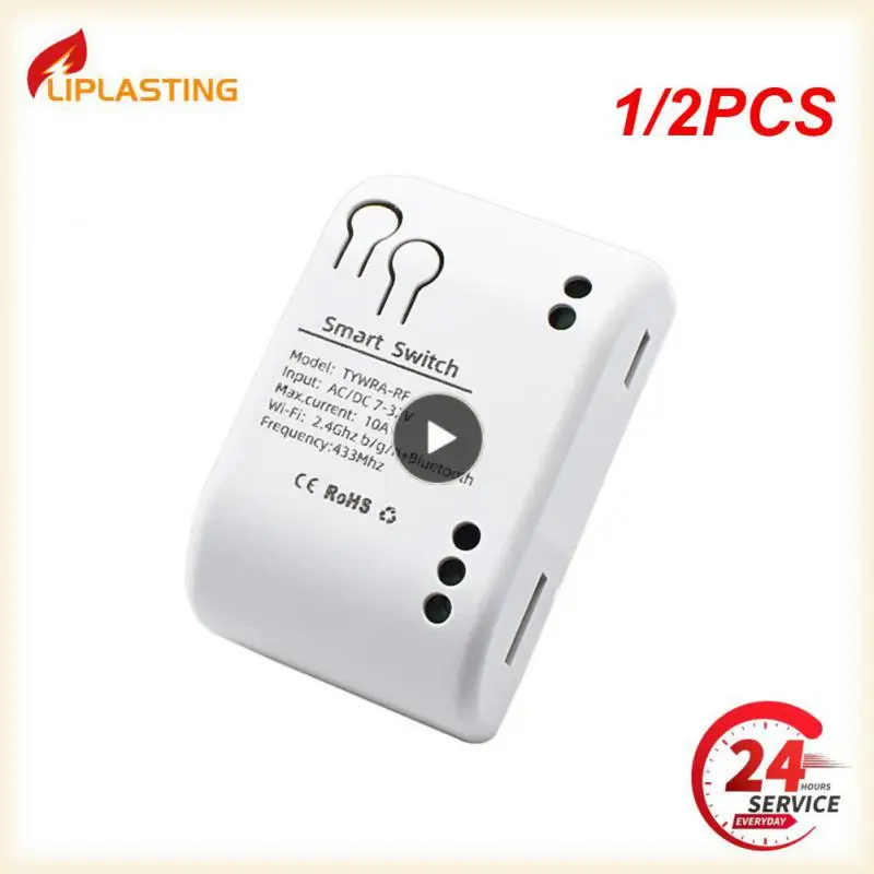 1/2PCS 10a Rf Wifi On-off Switch Wifi Wireless Remote Control Switch Tuya Smart Self-locking Interlock Single Relay Module
1/2PCS 10a Rf Wifi On-off Switch Wifi Wireless Remote Control Switch Tuya Smart Self-locking Interlock Single Relay Module