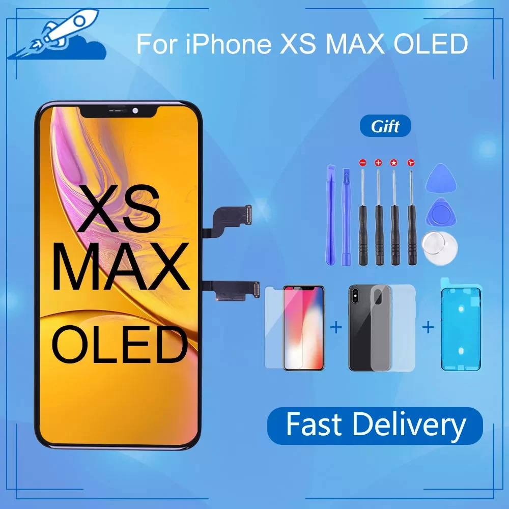 Best OLED For iPhone XS MAX LCD Touch Screen Display Assembly With 3D Force Touch Replacement No Dead Pixel Support Ture Tone
Best OLED For iPhone XS MAX LCD Touch Screen Display Assembly With 3D Force Touch Replacement No Dead Pixel Support Ture Tone