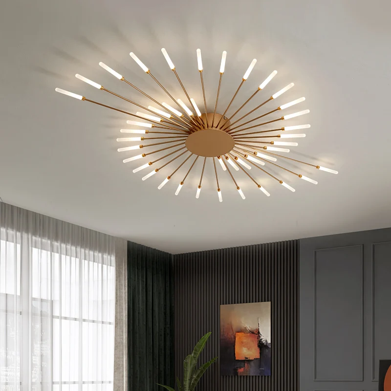 2023 Modern Led Ceiling Chandelier Lamp for Living Dining Room Nordic Creative Bedroom Hall Hanging Ceiling Light Fireworks Lamp
2023 Modern Led Ceiling Chandelier Lamp for Living Dining Room Nordic Creative Bedroom Hall Hanging Ceiling Light Fireworks Lamp