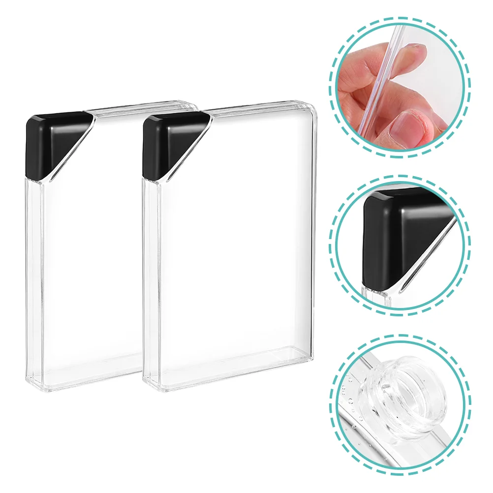 2 Pcs Water Cup Glass Bottles Sports Square Containers Portable Fitness Travel for
2 Pcs Water Cup Glass Bottles Sports Square Containers Portable Fitness Travel for