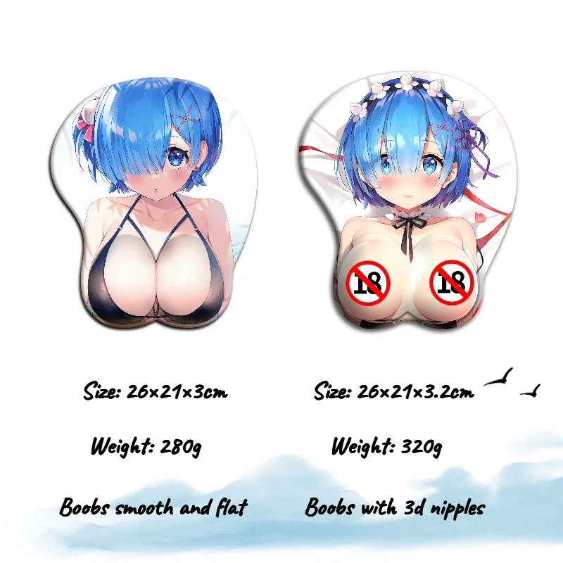 NSFW Nude 3d Nipples Hentai Re Zero Rem 3D Oppai Gaming Mousepad with Wrist Rest Big Breasts Mouse Pad for Pc Gamer
NSFW Nude 3d Nipples Hentai Re Zero Rem 3D Oppai Gaming Mousepad with Wrist Rest Big Breasts Mouse Pad for Pc Gamer