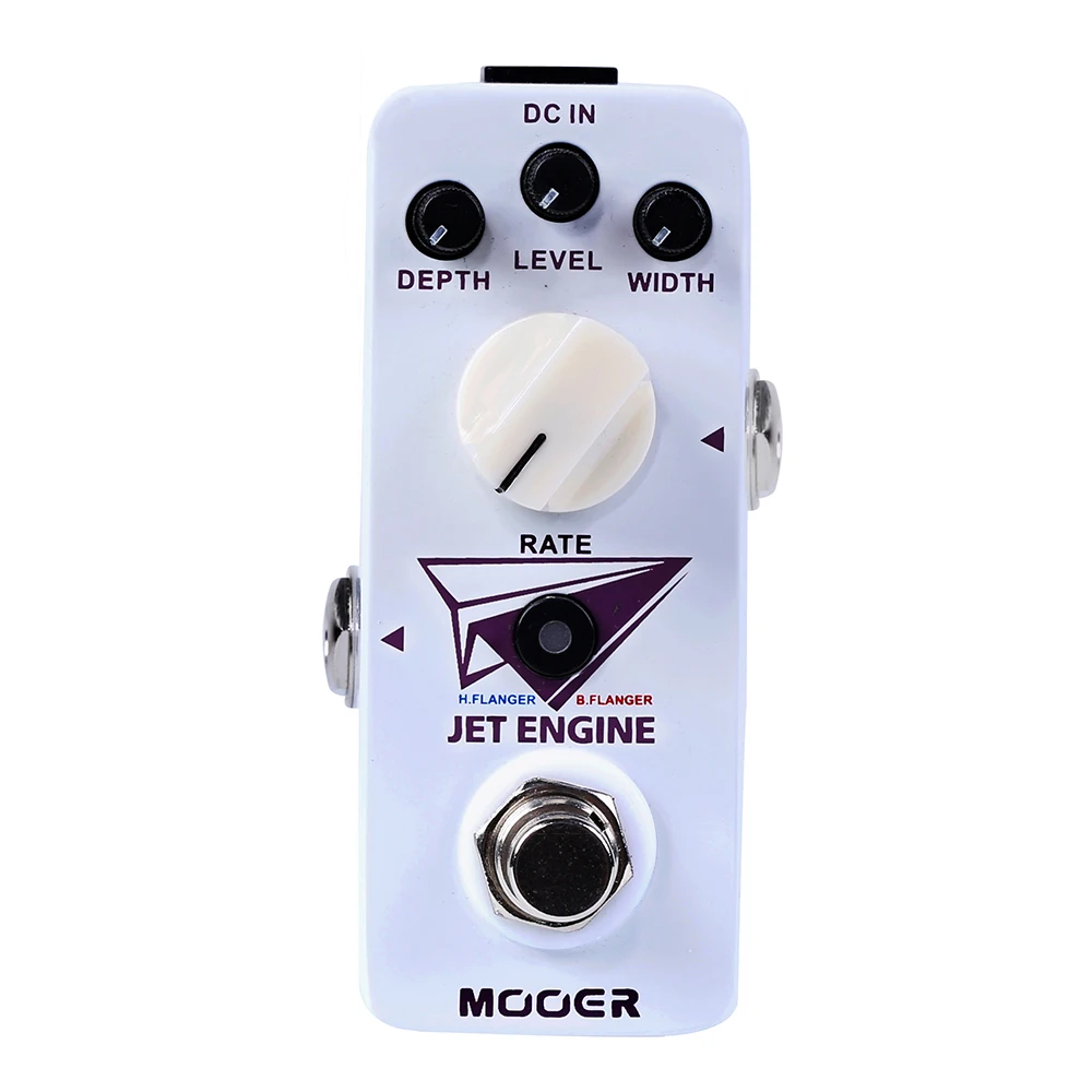 

MOOER Jet Engine Digital Multi-Frequency Flanger Guitar Effect Pedal Two Different Flanger Modes True Bypass Guitar Pedal