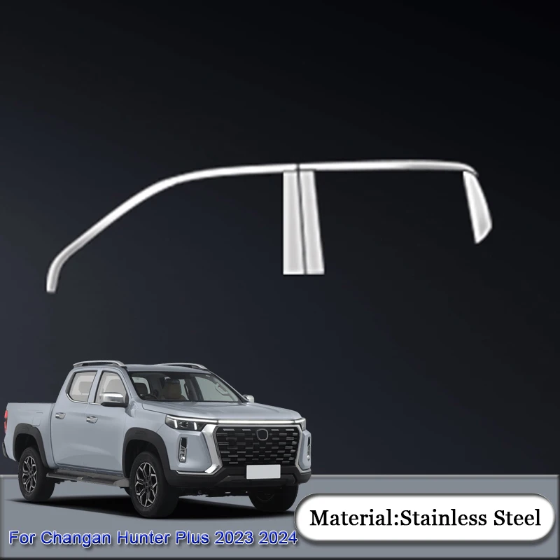 For Changan Hunter Plus 2023 2024 Stainless Steel Car Window Trim Strip Cover Sticker B-Pillar Center Cover Sequins Accessories
For Changan Hunter Plus 2023 2024 Stainless Steel Car Window Trim Strip Cover Sticker B-Pillar Center Cover Sequins Accessories