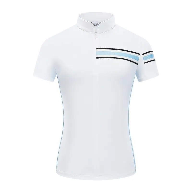 Golf T-Shirt Women Short Sleeve Outdoor Clothes Women All-Match Stretch Loose Golf Supplies B30017 
Golf T-Shirt Women Short Sleeve Outdoor Clothes Women All-Match Stretch Loose Golf Supplies B30017